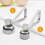 304 Metal Egg shell Opener Eggshell Cutter Double Head Egg Topper Shell Opener Boiled Raw Egg Creative Kitchen Tools Accessories 2