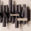 Handmade Solid Wood Wall Mounted Coat Rack with FlipDown Hooks for Entryway and Bedroom Black 4 Hooks 4