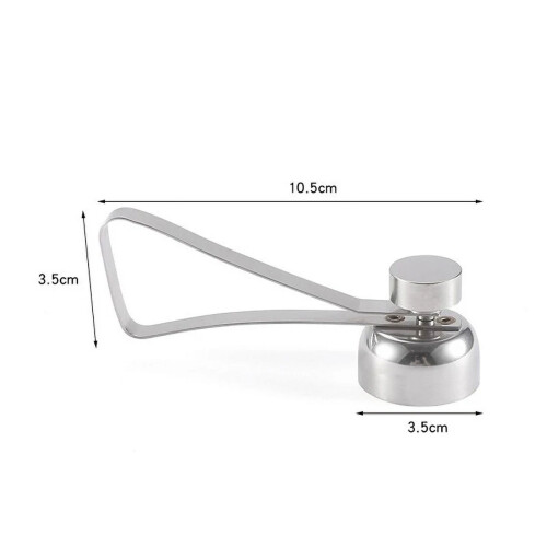 304 Metal Egg shell Opener Eggshell Cutter Double Head Egg Topper Shell Opener Boiled Raw Egg Creative Kitchen Tools Accessories