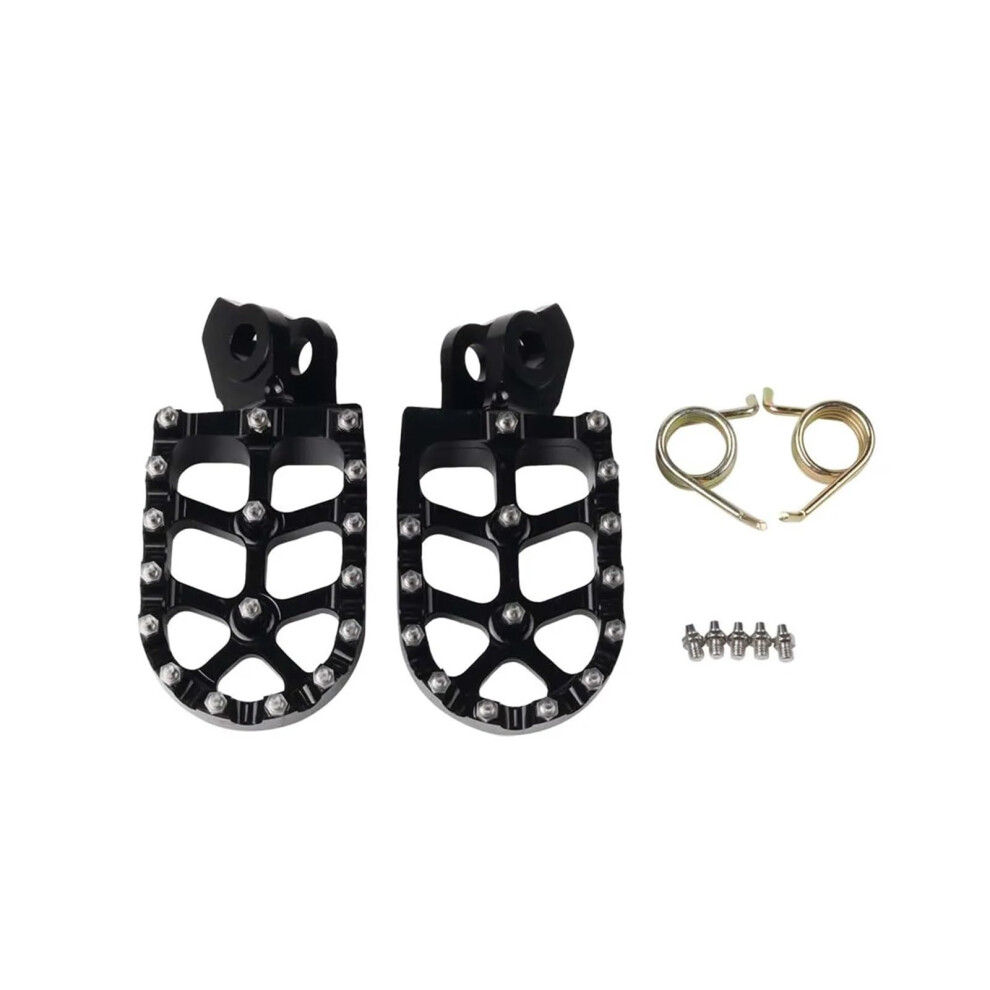 Motorcycle Foot Pegs With Wearresistant Steel Teeth For Offroad Stability For Yamaha Tenere Xt600 9455672596787