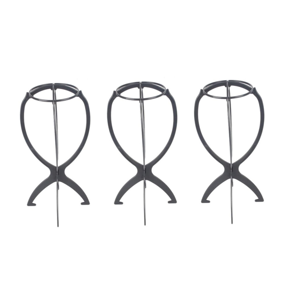 Unisex 6Pcs Foldable Wig Stand And Holder For Travel, Storage, Display, Hats And Salon Use