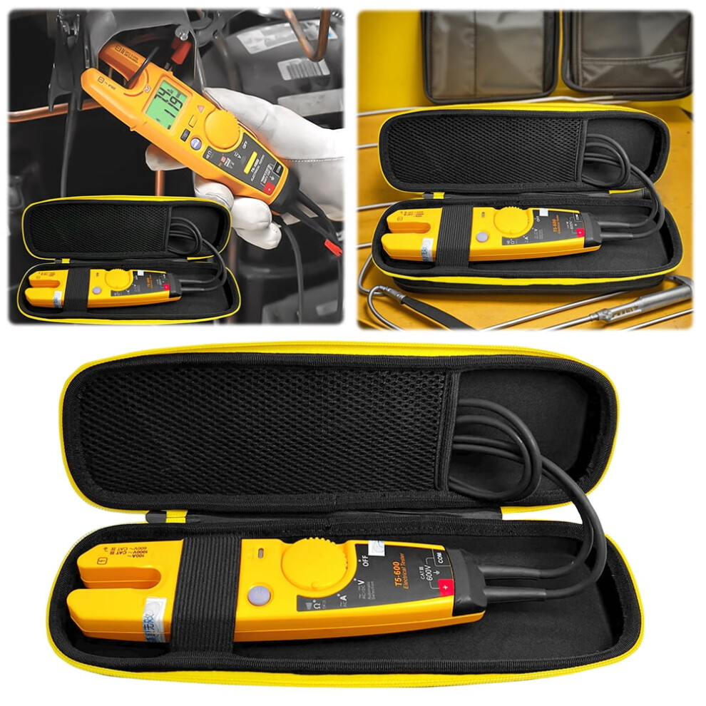 Jixopn Eva Hard Case Compatible With Fluke T5-1000/T5-600/T6-1000/T6-600, Waterproof Shockproof Travel Bag With Mesh Pocket 9165521359943