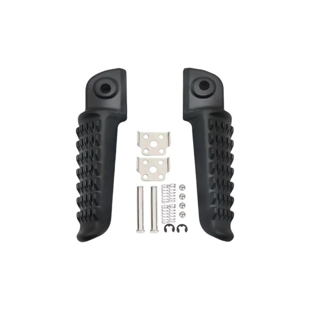 Motorcycle Foot Pegs And Rear Brake Pedal For Kawasaki Ninja Zx6r Zx636 Z1000 Zzr1400 Black 9455672597548