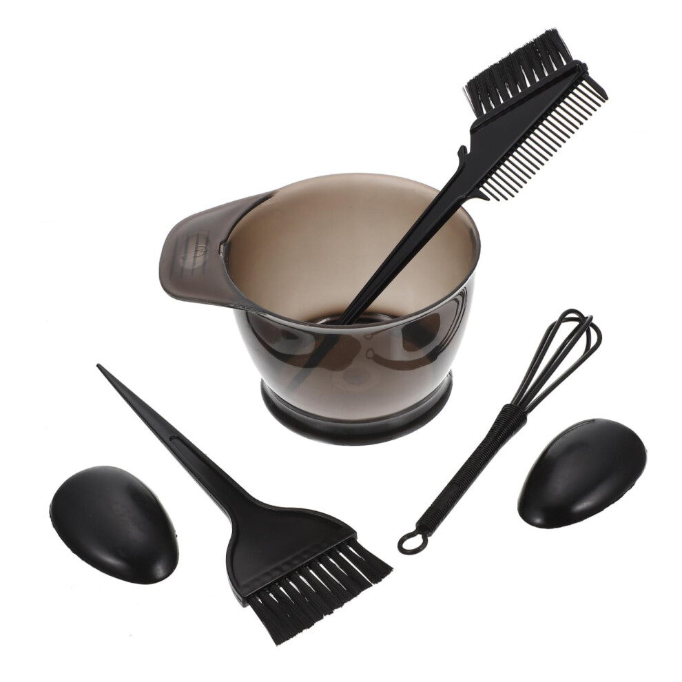 Hair Dyeing Kit with Brush and Mixing Bowl for Even Color and Precision Root Application