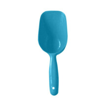 Pet Food Scoop with Accurate Portion Control, Durable Plastic Dog Cat Feeding Spoon, Blue