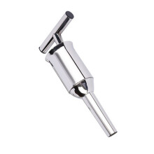 Stainless Steel Sausage Stuffer Kit Maker Meat Filler Sausage Tube Filling Tool for Home (Small)