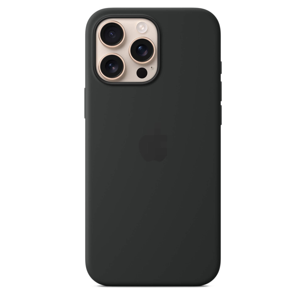 Compatible With Iphone 16 Pro Max Silicone Case With Magsafe Soft-Touch Wireless Charging 6.9"In- Black 9499224107762