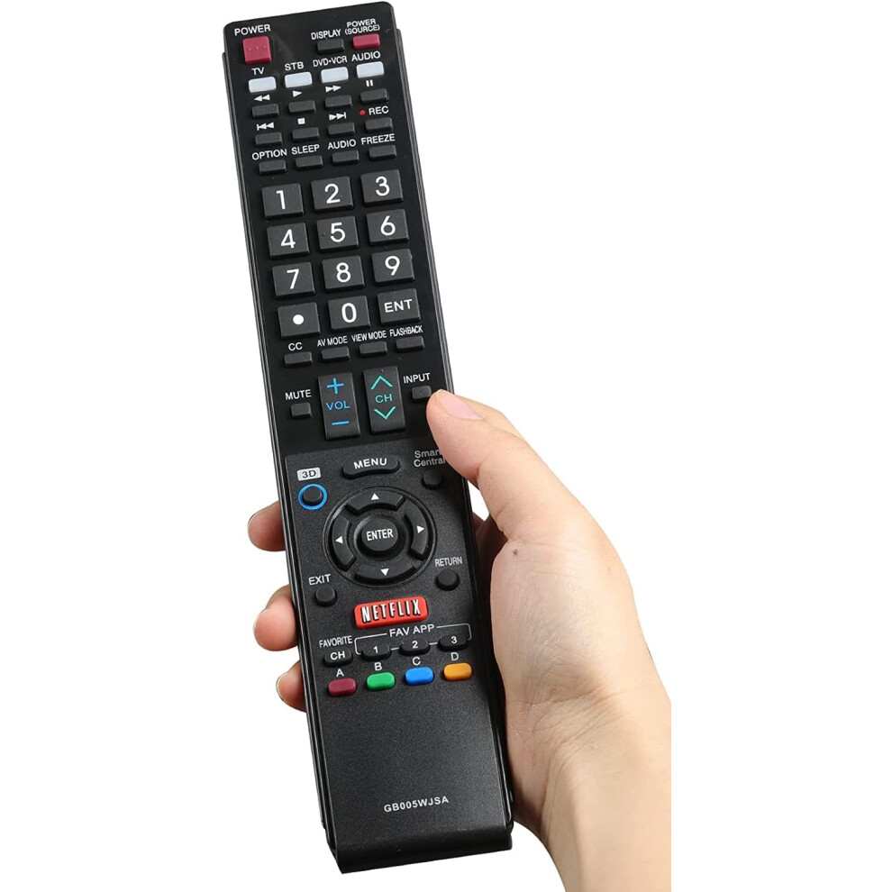 Universal Tv Remote Control For All Compatible With Sharp Smart Tv And Aquos Tv 9009879010371