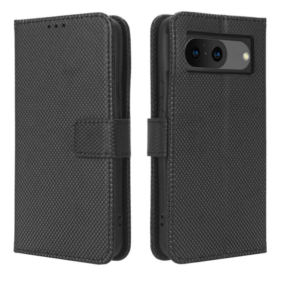 Case For Google Pixel 8. Kickstand Magnetic Wallet Card Holder Cover 9499224107847