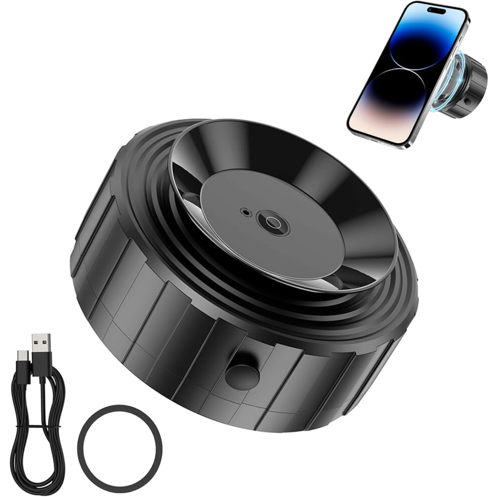 Electric Vacuum Magnetic Suction Phone Mount 360Rotation Car Cell Phone Holder Double-Sided Adsorption 9499224106543