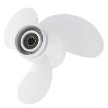 Outboard Motor Propeller 3 Blade Aluminum 7 Spline Tooth with Tuned Vents for Fast Hole Shot
