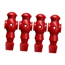 yotijar 4 Pieces Foosball Guys Replacement Part Table Soccer Men Soccer Table Player Red