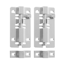 Street Gate Lock Sliding Door Closing Hasp Anti-theft Latch Security Slide Wooden Stainless Steel