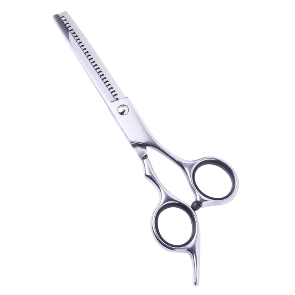 Hair Cutting Scissors and Thinning Shears Ergonomic Grip for Barber Home and Pet Grooming