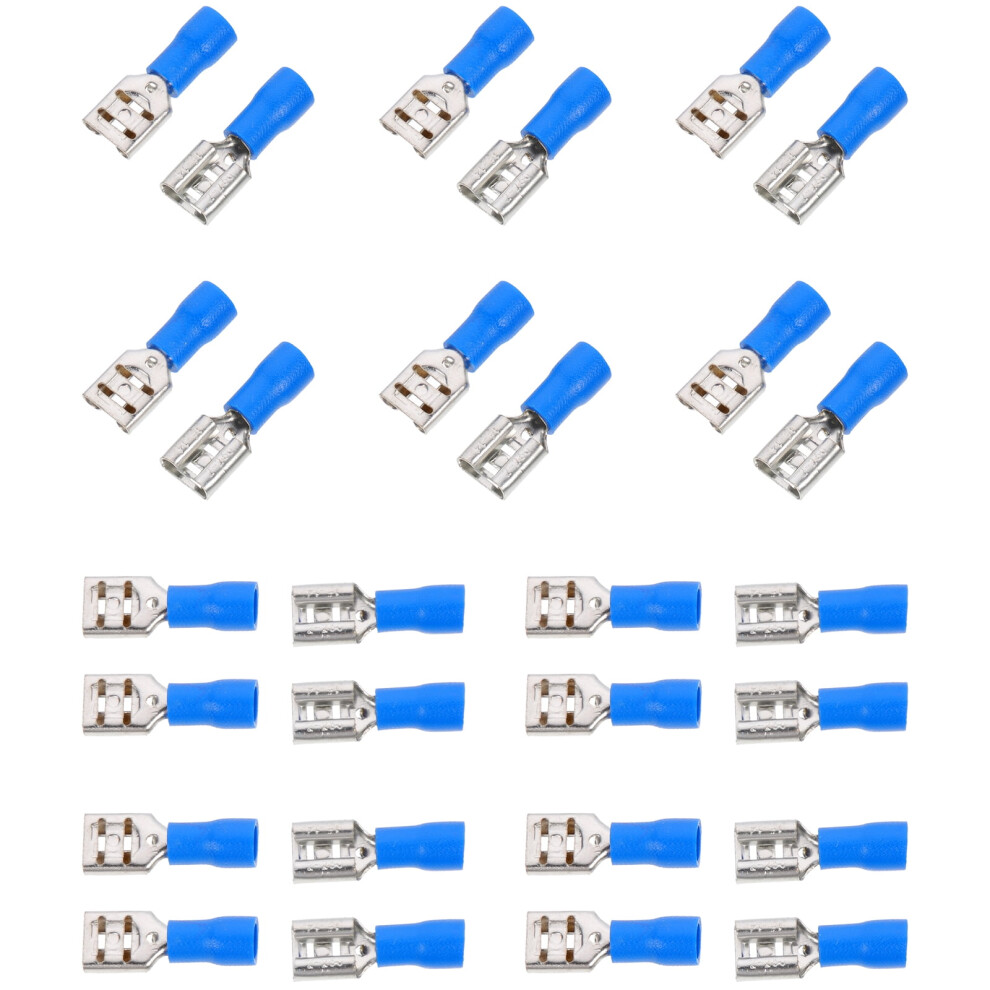 100Pcs Spade Connector Quick Disconnect Spade Terminal Splice Wire Terminal 9180479472605