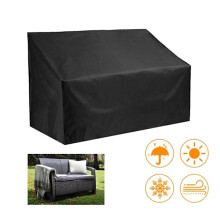 Garden Bench Cover Weatherproof Protective Cover 2/3/4 Seater Bench Garden Furniture Cover 134x66x89cm