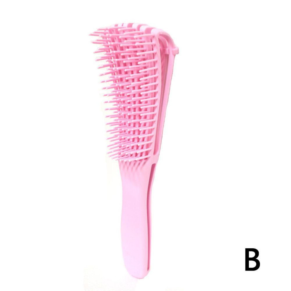 Detangling Brush Hair Detangler Scalps Comb Wet/Dry Salon Curly Naturals X8X0
