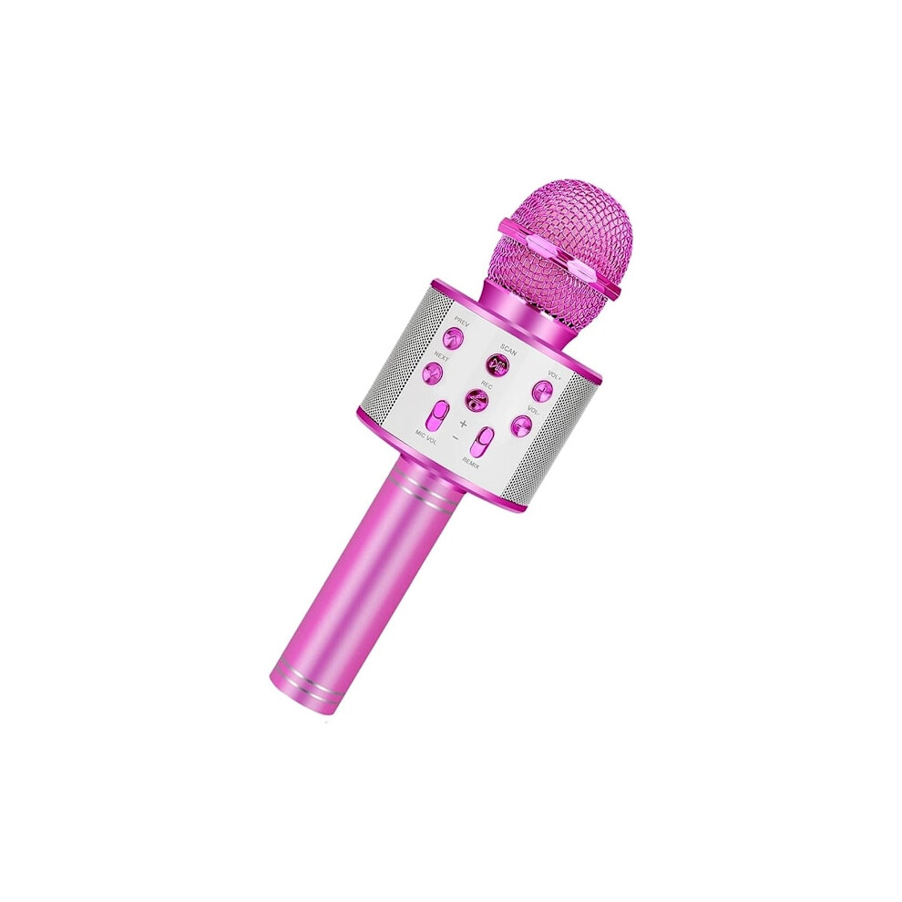 Karaoke Microphone With Speaker And Bluetooth Pink 9557311159916