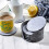 10-Pack Reversible Coasters in Grey Felt with Holder grey 2