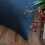 Phantoscope 18" x 18" Farmhouse, Rustic, Traditional Navy Texture Polyester Blend Throw Pillow , ( 2 Count) 4