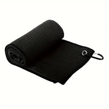 Small golf towel 30 cm Black