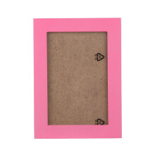 Slhljlin Hangs Home Decor Wooden Picture Frame Wall Mounted Hanging Photo Frame (Hot Pink )