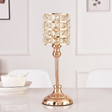 Quinlirra Easter Gifts for Kids - Clearance Crystal Metal Candle Holder, Compatible with Tea Light, Bling Beads, Elegant Home Decor