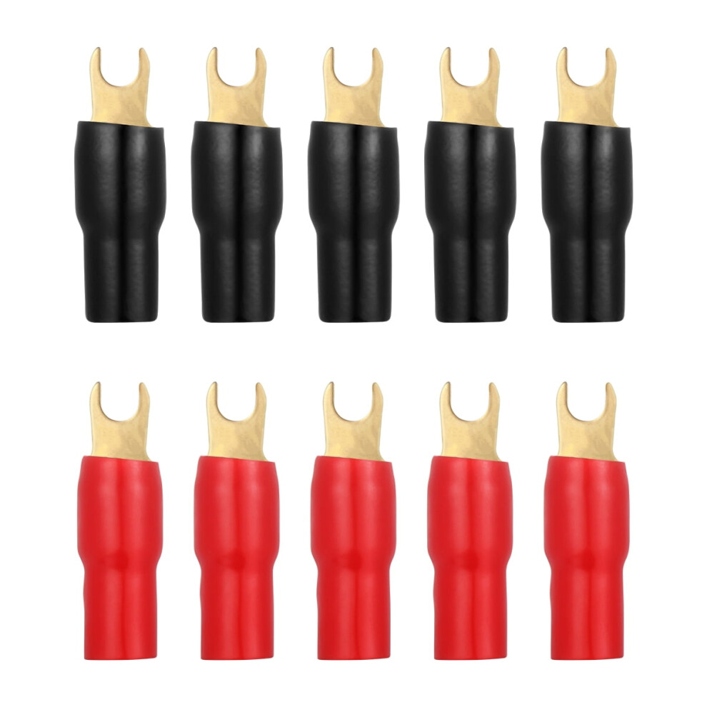 Electric Wire Connector Copper Spade Crimp Barrier Spades Terminals 9557311161261