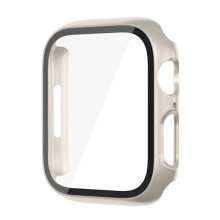 Glass protector compatible with Apple Watch Series 9/8/7/6/SE/5, 38mm-45mm, Starlight color