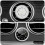 Car clock Quartz clock RED Red 6