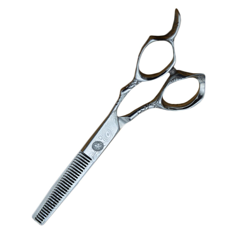 Professional DoubleSided Hair Cutting and Thinning Scissors with Ergonomic Grip for Salon and Home