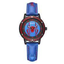 Spiderman Kids and Girls Watch - Watch for Children - Cartoon Wristwatch - Birthday Gift Blue