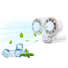 Fan ZKCCNUK Rechargeable Handheld Small Fan Hanging Fan Mini Folding Desktop With Digital Display Handheld Fan Small Household Appliance on Clearance