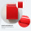 Wall Mailbox Large Capacity Letter Container Red Mounted Vintage Household Boxes 2