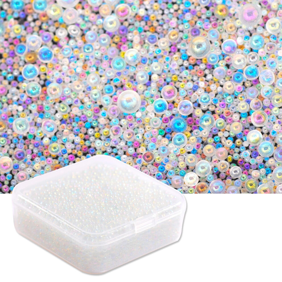 HeroNeo 90g UV Resin Bubble Beads Droplet Multicolor Fillers Water Bead for 3D Nail Art