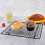 Guangmc Stackable Metal Tool Trays with Nonstick Cooling Grid for Baking (Black) 4