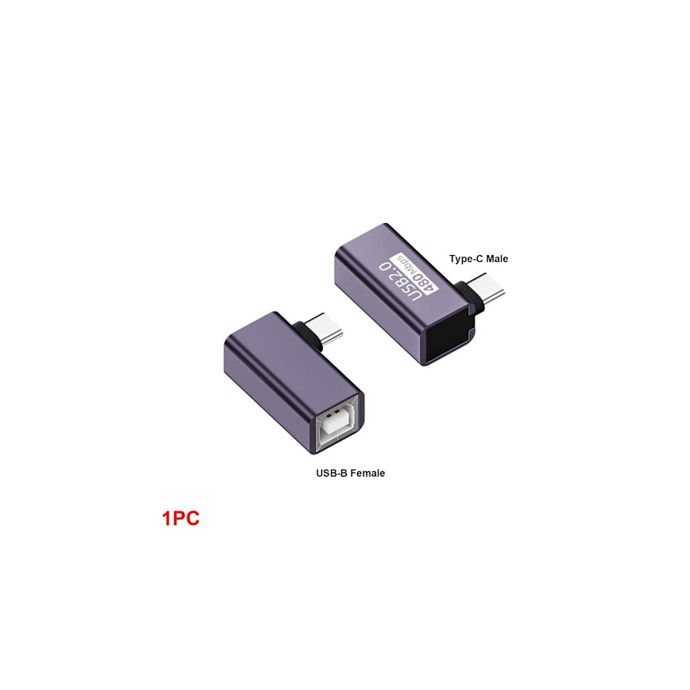 Usb-B To Type-C Converter Midi Adapter Usb-B To Usb-C Elbow Usb-B To Usb-C Elbow 9499224783768