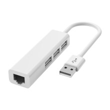 jixopn 4 Port 4 in 1 Computer Dock Station USB2.0 Type-C RJ45 Type-C Splitter 10GBit/s Type-C To RJ45 Laptop Adapter for Desktop Computer PC