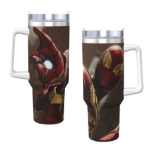 SpiderMan 40oz H2.0 Stainless Steel Vacuum Insulated Tumbler With Lid And Straw For Water, Iced Tea Or Coffee, Smoothie