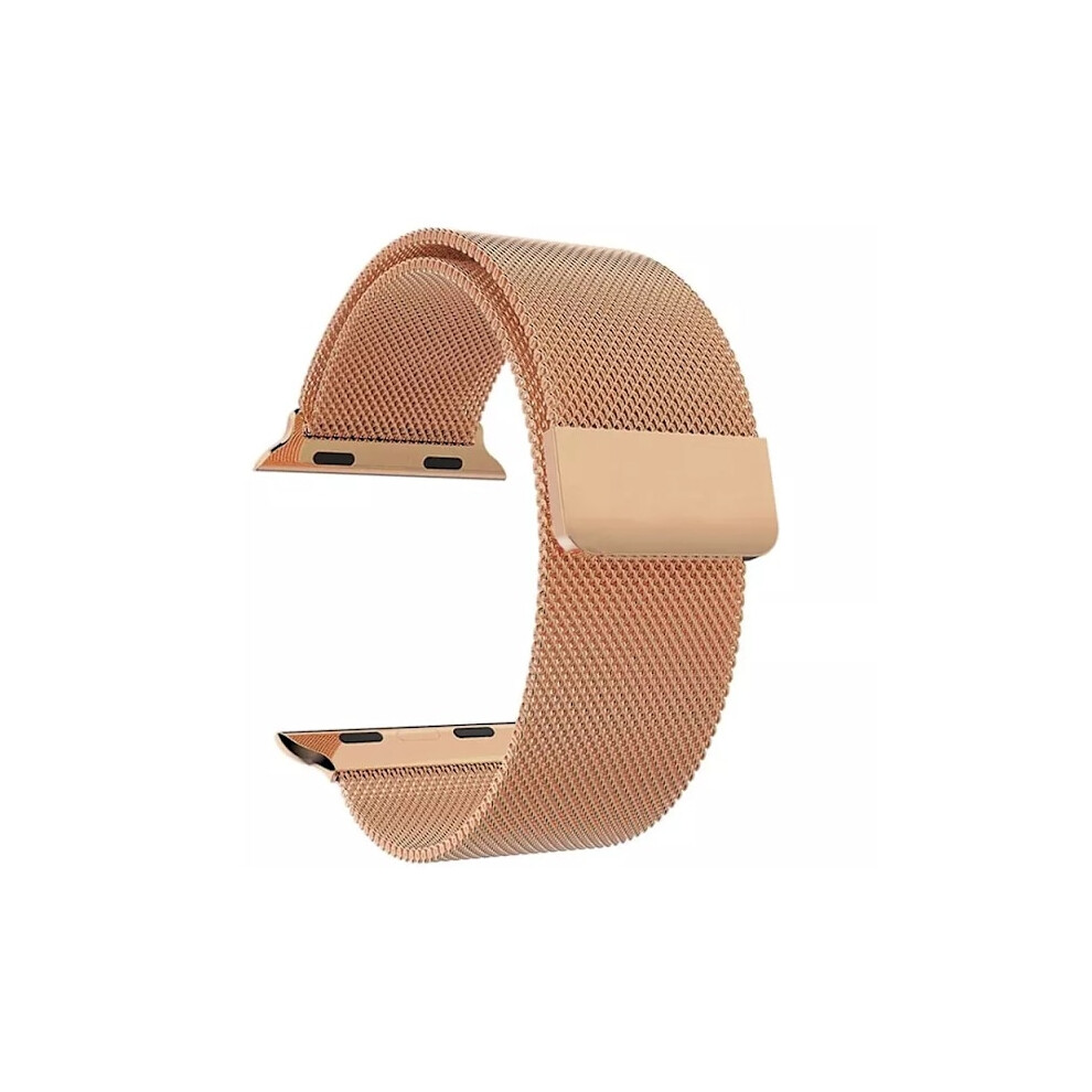 Smooth Stainless Steel Link For Compatible With Apple Watchwith Apple Watch 42Mm Rose Gold 9499224784741