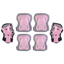 6-piece protective gear for children, skateboard protection, for inline skating, cycling, skateboarding, for beginner skateboards Pink