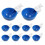 10-pack - Blue Large Automatic Chicken Waterers - Waterers Suitable for Chickens 1
