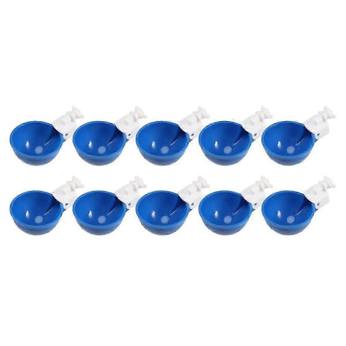 10-pack - Blue Large Automatic Chicken Waterers - Waterers Suitable for Chickens 2