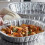 5 Pack Heavy Duty Disposable Extra Large 2 Oval Roasting Pans Baking Basting Set 4