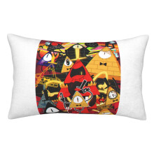 Gravity Falls Pillowcases, Super Soft and Cozy Fuzzy Pillow Cases with Zipper, 20x30 Inches, Bedroom, Sofa, Couch,All Seasons Pillow Case