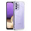Compatible with Samsung Galaxy A32 - Shockproof Silicone Case Black/Gold 7