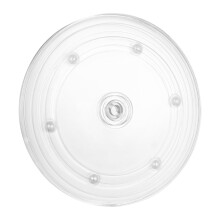 Eease 6" Clear Lazy Susan Turntable Organizer Swivel Stand with Steel Bearings