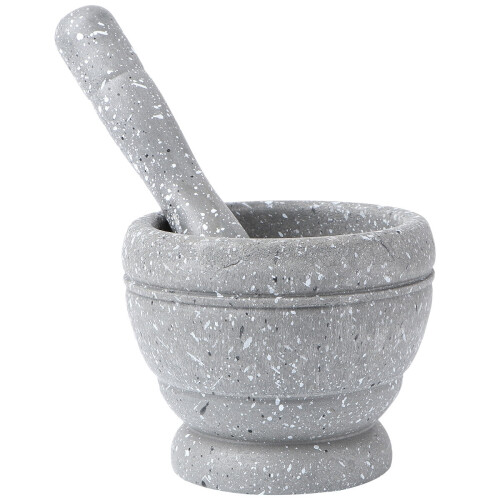Kitchen Tools Garlic Pugging Pot Spice Grinder Bowl Crusher Masher Thicken 2 PCS 2