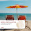 2 Pcs Swimming Pool Umbrella Stabilizer Adapter Threaded Stand Pole Wind Beach Umbrellas Patio 4