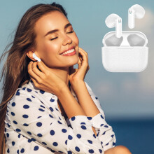 AURIGATE Aromatherapy Wireless Earbuds, Bluetooth 5.1, Stereo Bass, Noise Cancelling Mic, Waterproof, with Charging Case, compatible with iOS and
